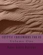 CRYPTIC CROSSWORDS FOR US Volume One - Paperback