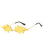 Bat shape personalized glasses