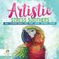 Artistic Stress Soothers Adult Coloring Books Large Print Animal Zentangle Special - Paperback