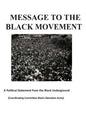 Message to the Black Movement - Paperback