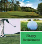 Golf Retirement Guest Book (Hardcover): Retirement book, retirement gift, Guestbook for retirement, retirement book to sign, message book, memory book - Hardcover