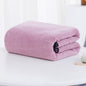 Coral Fleece Soft Bath Towel - Absorbent and Cozy Adult Household Essential
