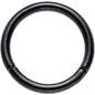 16G 5/16 Black PVD Hinged Segment Ring