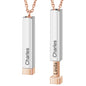 Customize Lovers Name Stainless Steel Necklace Remember Your Most Meaningful Phrase Word