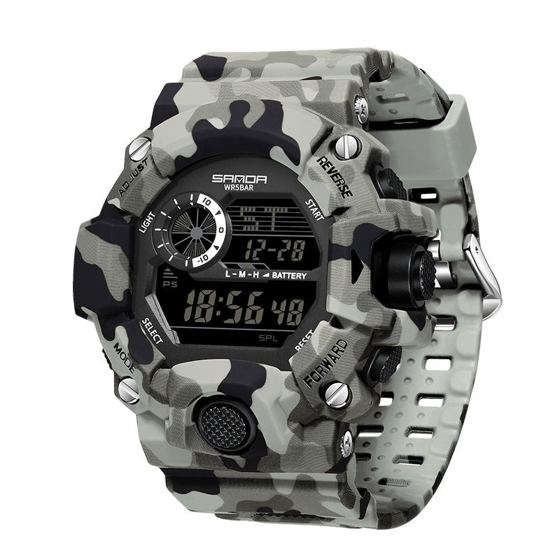 Multi-functional Camouflage Series Outdoor Sports Electronic Watch
