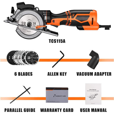 5.8A 3500RPM Mini Circular Saw