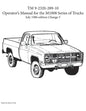 TM 9-2320-289-10 Operator's Manual for the M1008 series of trucks - Paperback