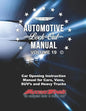 Access Tools Car Opening Manual: Unlock Cars Truck Suv's - Paperback