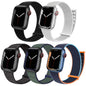5 Pack ENJINER Sport Loop Nylon Band Compatible with Apple Watch 38mm 40mm 41mm 42mm 44mm 45mm 49mm Ultra 2 iWatch Series 9 8 7 6 SE 5 4 3 2 1 Women Men Stretchy Elastic Braided Weave Breathable Replacement Wristband Strap E 42/44/45/49mm