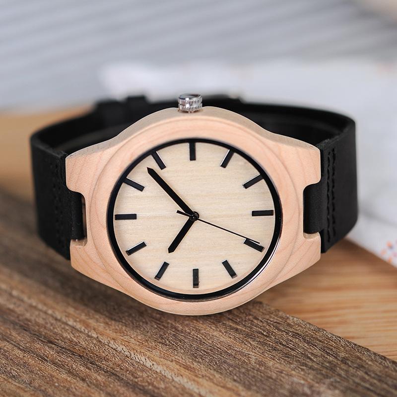Wooden Classic Wooden Pointer-style Quartz Watch