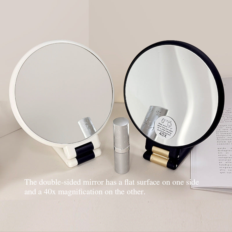 10x15x20x30x40x Double-Sided Handheld Portable Folding Makeup Mirror