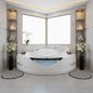 Nuvia Celestia 59-Inch 2-Person Luxury Corner Whirlpool Jetted Bathtub (SAK97310)