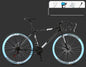 Road Race Variable Speed Solid Tire Double Disc Brake Bicycle