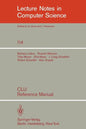 Clu: Reference Manual - Paperback