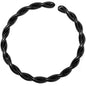 18G 3/8 Black IP Annealed Steel Seamless Braided Circular Ring