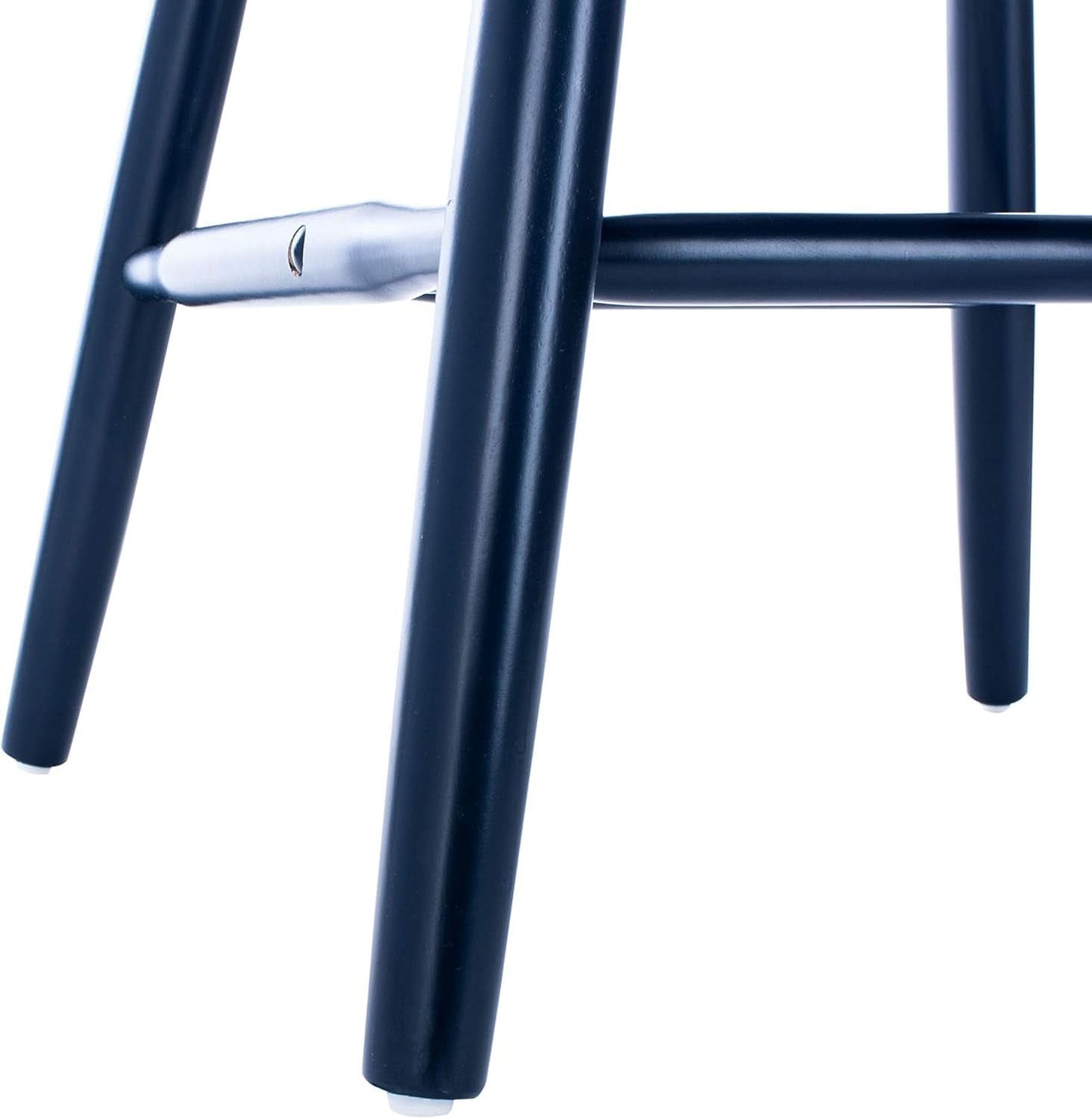 Navy Blue Windsor Spindle Solid Wood Dining Chair Set Of 2