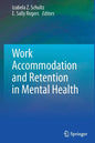 Work Accommodation and Retention in Mental Health - Paperback