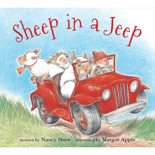 Sheep in a Jeep Board Book - Board Book