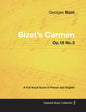 Bizet's Carmen - A Full Vocal Score in French and English - Paperback