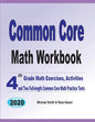 Common Core Math Workbook: 4th Grade Math Exercises, Activities, and Two Full-Length Common Core Math Practice Tests - Paperback