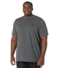 adidas mens FR Tee Dark Grey Heather/Black Small