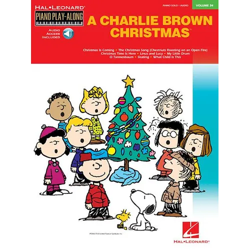 Charlie Brown Christmas Piano Play-Along Volume 34 Book/Online Audio [With CD] - Paperback