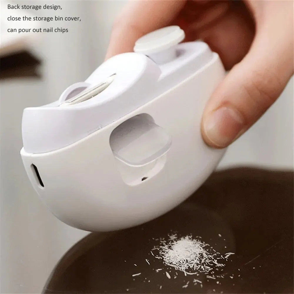 2-in-1 Rechargeable Electric Nail Clipper and Polisher