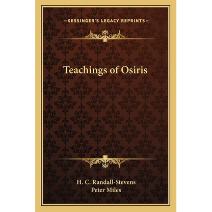 Teachings of Osiris - Paperback