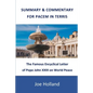 Summary & Commentary for Pacem in Terris: The Famous Encyclical Letter of Pope John XXIII on World Peace - Paperback
