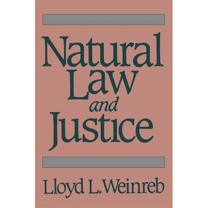 Natural Law and Justice - Paperback