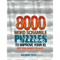8000 Word Scramble Puzzles to Improve Your IQ - Paperback