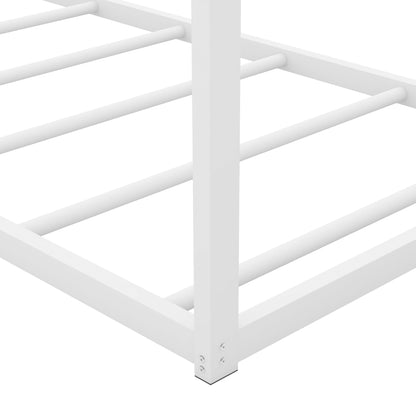Metal House Shape Platform Bed   twin
