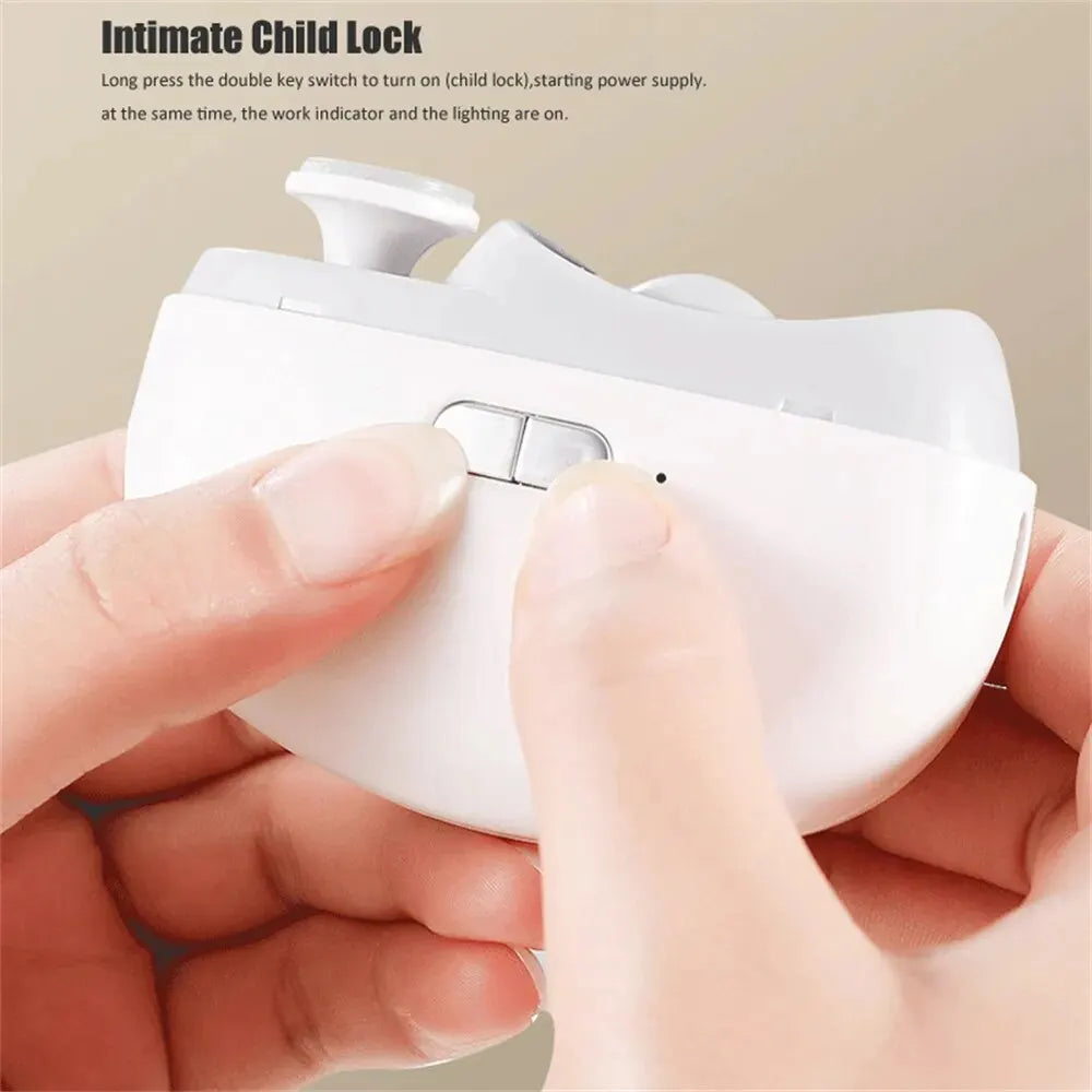 2-in-1 Rechargeable Electric Nail Clipper and Polisher