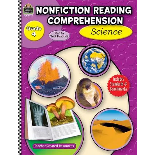 Nonfiction Reading Comprehension: Science, Grade 4 - Paperback