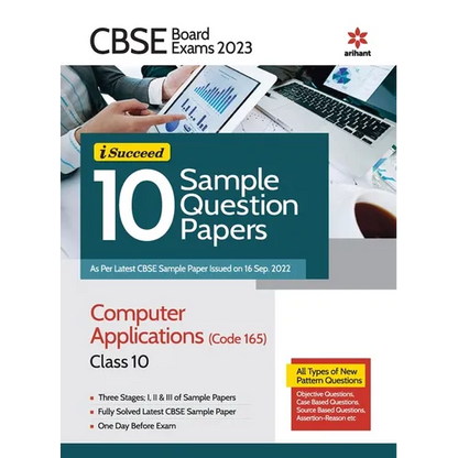 CBSE Board Exam 2023 I-Succeed 10 Sample Question Papers Computer Applications (Code 165) Class 10 - Paperback