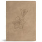 CSB Verse-By-Verse Reference Bible, Digital Study Edition, Earth Suedesoft Leathertouch - Imitation Leather