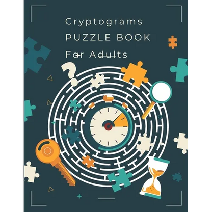 Cryptograms Puzzle Book for Adults: 400 Inspirational, Funny & Wise Large - Paperback