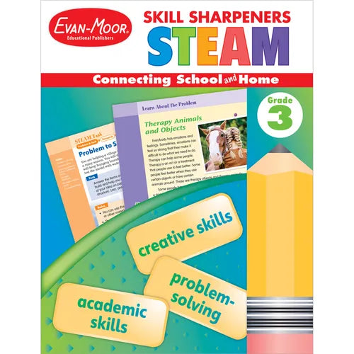 Skill Sharpeners: Steam, Grade 3 Workbook - Paperback