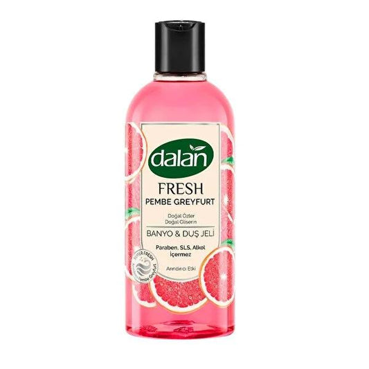 Dalan Botanica Pink Grapefruit Shower Gel 500ml - Refreshing & Moisturizing Natural Shower Experience