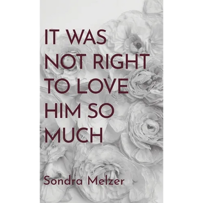 It Was Not Right To Love Him So Much - Hardcover