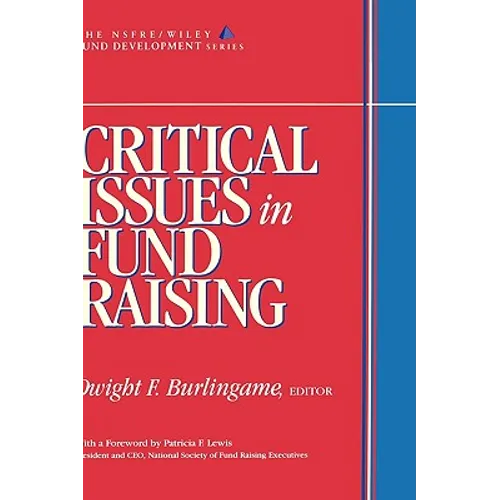 Critical Issues in Fund Raising - Hardcover