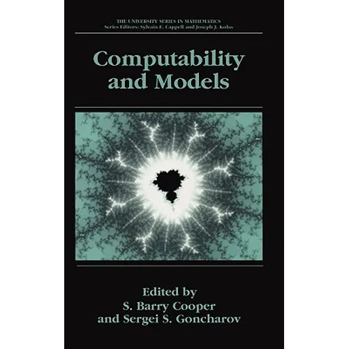 Computability and Models: Perspectives East and West - Hardcover