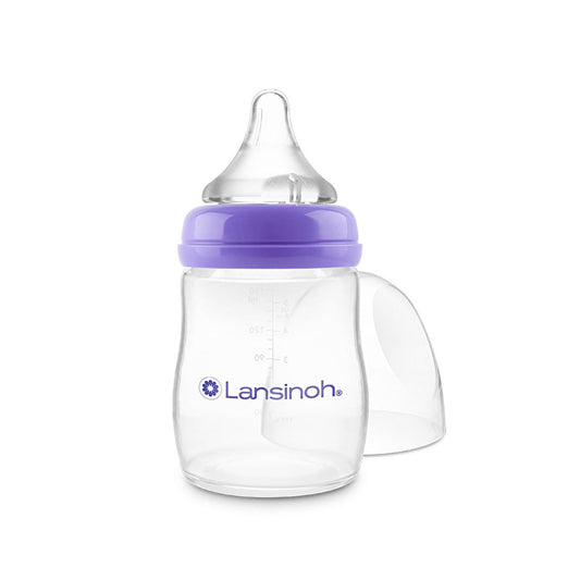 Lansinoh NaturalWave Baby Bottle Nipple - Anti-Colic, BPA Free, Easy Breastfeeding to Bottle Transition for Newborns & Infants