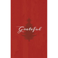 Grateful: A Red Hardcover Decorative Book for Decoration with Spine Text to Stack on Bookshelves, Decorate Coffee Tables, Christmas Decor, Holiday Dec - Hardcover