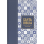 Biblia Rvr 1960 Letra Grande Tamaño Manual Símil Piel Azul Oscuro(bible Rvr 1960 Large Print Handsize Leatherlike Tiles Dark Blue (Spanish Edition) - Leather