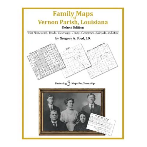 Family Maps of Vernon Parish, Louisiana - Paperback