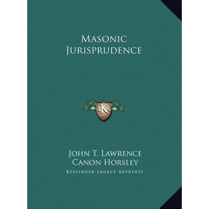 Masonic Jurisprudence - Hardcover