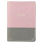 KJV Holy Bible, Super Giant Print Faux Leather Red Letter Edition - Ribbon Marker, King James Version, Pink/Gray - Leather