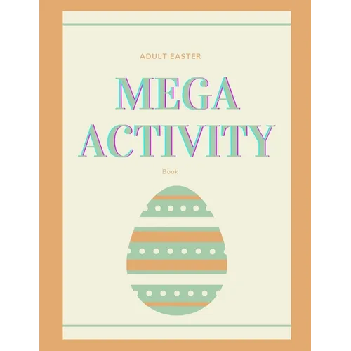 Adult Mega Easter Activity Book - Paperback