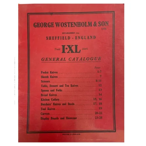 Wostenholm I*XL General Catalogue: Post 1900 - Paperback